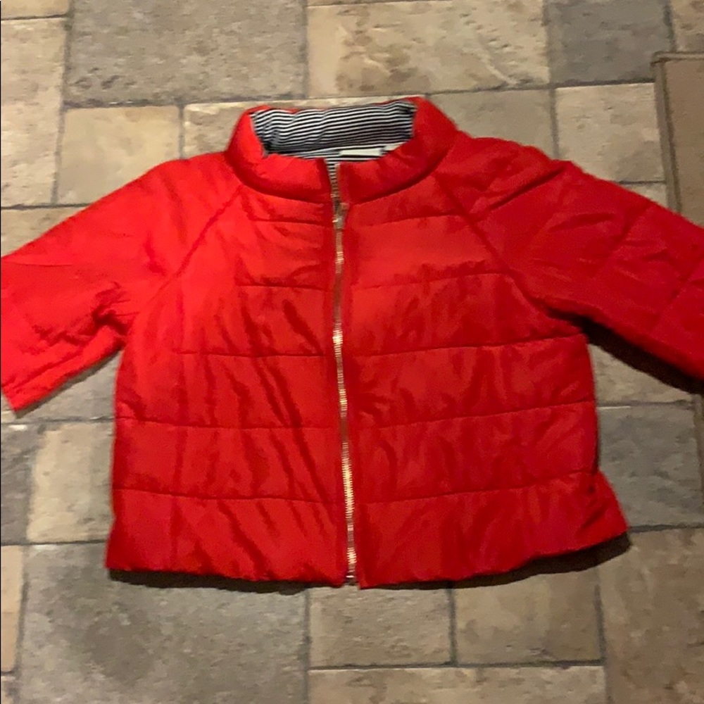 Women’s Cropped Red Jacket